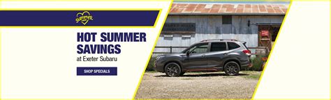 Exeter subaru - Find new and certified Subaru vehicles at Exeter Subaru, a dealership in Stratham, NH. Read customer reviews, see inventory, hours, and …